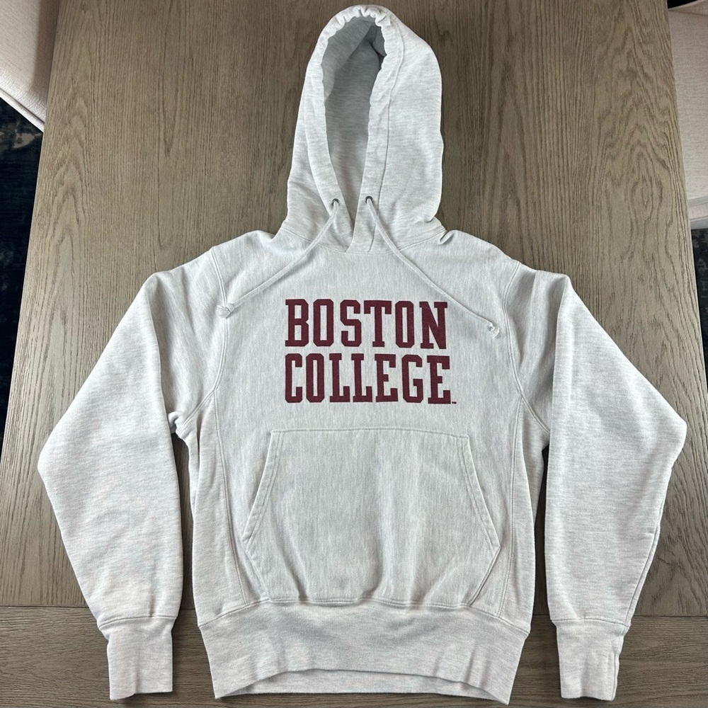 Champion Reverse Weave Boston College Hoodie Vintage 90s Small